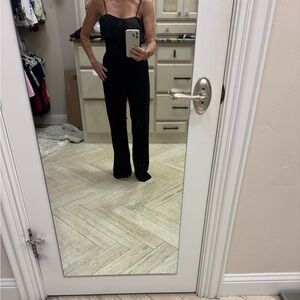 Wayf Black Sleeveless Jumpsuit